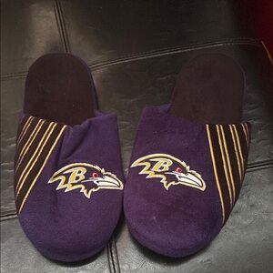 Baltimore Ravens Purple Slippers